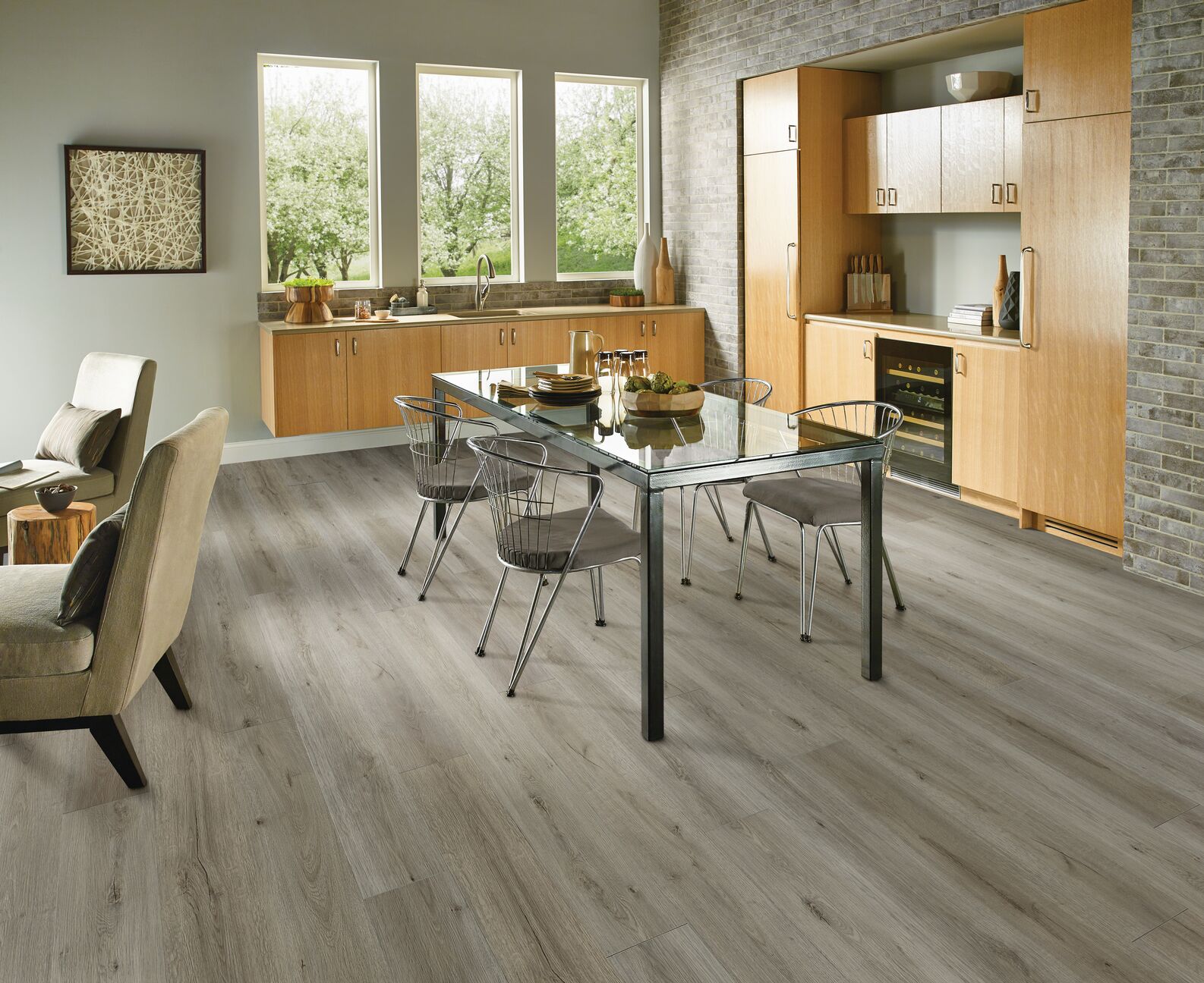 DLuxe Plank HDPC Signature flooring installed in a home