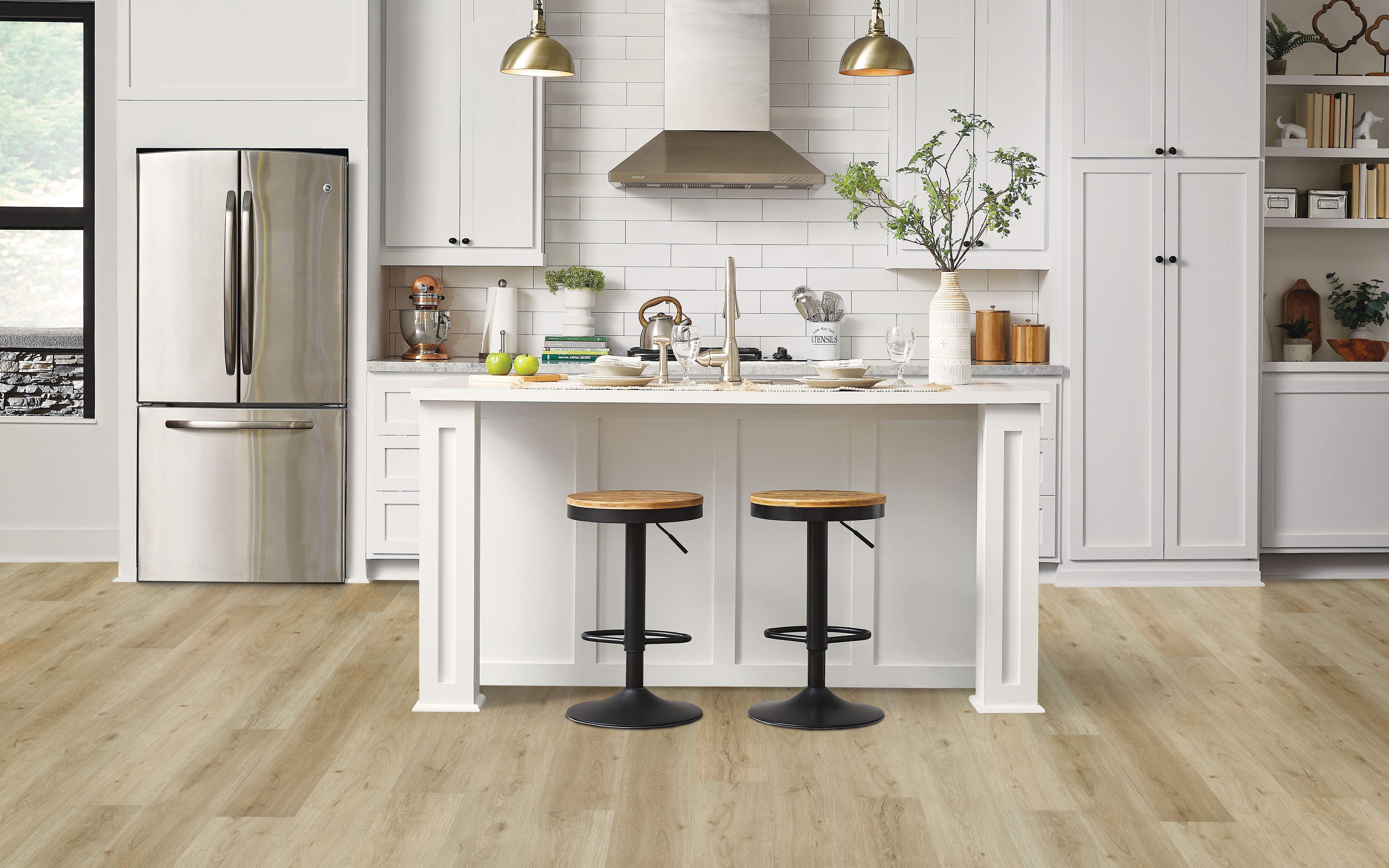 DLuxe Plank HDPC™ Foundation, Colonial Retreat Bedford Hills Luxury Vinyl Plank 1UP67002